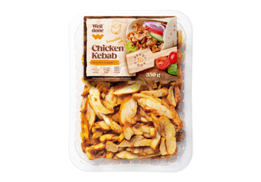 Keptas vištienos kebabas WELL DONE, 350 g