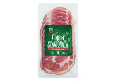Vytinta kiaul. sprand. COPPA WELL DONE, pjaustyta, nerūš., 80 g