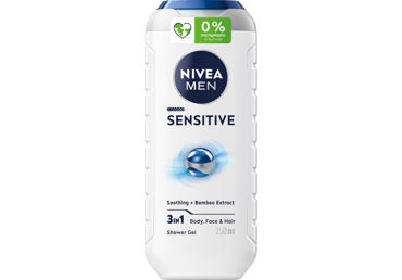 NIVEA Dušo želė vyrams  SENSITIVE, 250 ml
