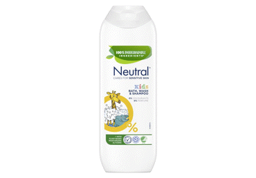 Vaikų šampūnas-prausiklis NEUTRAL KIDS, 250 ml