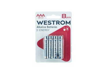 Elementai WESTROM AAA, LR03, 1.5V, 8vnt.