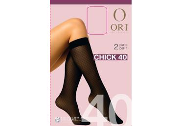 Moteriškos puskojinės ORI CHICK 40, one size, nero