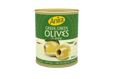 Greek green olives ANIRA pitted, 820 g