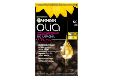 Plaukų dažai GARNIER OLIA, Nr. 5.0, 1 vnt.