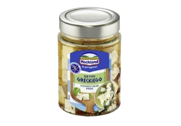 Graik. sūris aliejuje HOCHLAND su žolel., 60 % rieb. s. m., 300 g