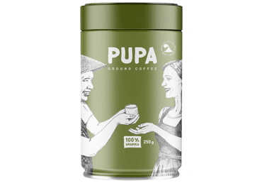 Ground Coffee PUPA ASIA, 250 g