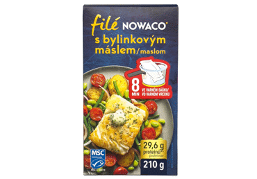 Замороженное рыбное филе NOWACO, с маслом, 210 г