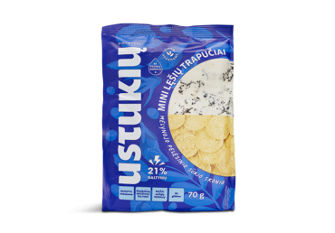 Mini lęšių trapučiai USTUKIŲ MALŪNAS, mėl. pelės. sūrio sk., 70 g