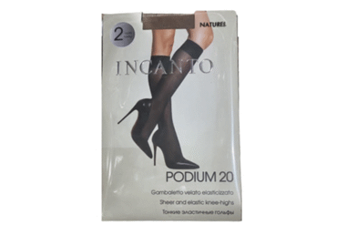 Moteriškos puskojinės INCANTO PODIUM 20, vienas dydis, 2 vnt.