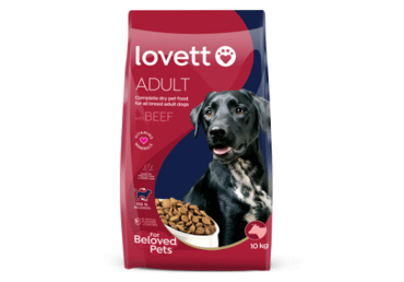 Dry Dog Food LOVETT with Beef, 10 kg