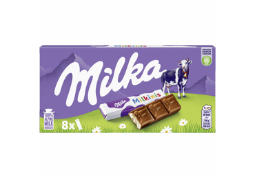 Молочные шоколадки MILKA MILKINIS, 87.5 г