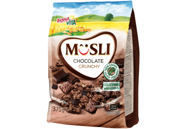 Baked cereal BONA VITA with chocolate, 375 g