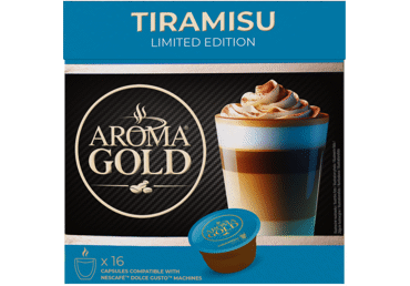 Kavos kapsulės AROMA GOLD TIRAMISU, 256 g