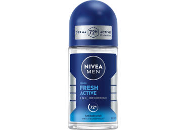 NIVEA Fresh ActiveRutulinis dezodorantas vyrams, 50 ml