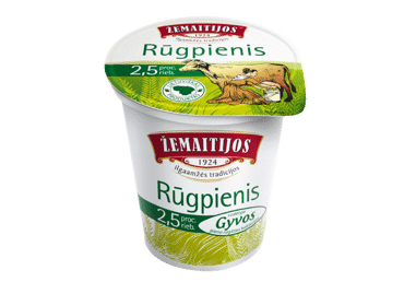 ŽEMAITIJOS rūgpienis, 2,5 % rieb., 500 ml