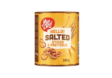 Breceliai ir traškios lazdelės su druska MIO & RIO, 300 g