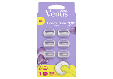 Skustuvo galvutės VENUS Breeze, 6vnt. +dangtelis