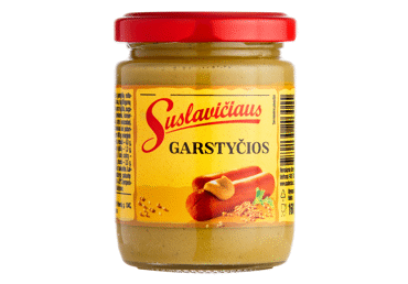 SUSLAVIČIAUS garstyčios, 160 g