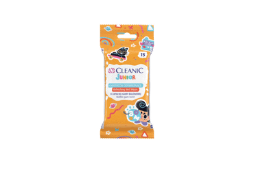 Children's wet wipes CLEANIC JUNIOR, 15 pcs., 15 pcs.