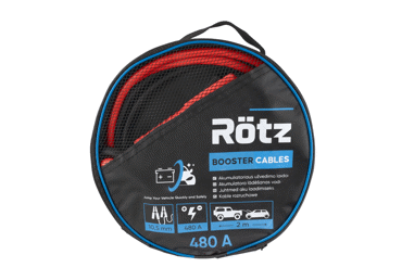 Akumuliatoriaus įkrovimo laidai ROTZ, 2 m, 480 A