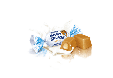 Saldainiai ROSHEN MILKY SPLASH, 1 kg