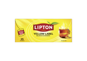 Black tea LIPTON YELLOW LABEL, 50 g