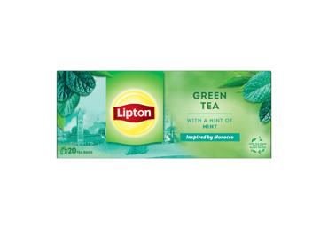 Зеленый чай LIPTON GREEN MINT, 26 г