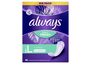 Higieniniai įklotai ALWAYS Long, 0% Perfume, 52 vnt.