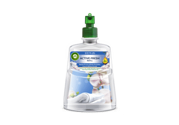 Automatinis neaerozolinis oro gaiviklis „Air Wick Active Fresh“, lino ir baltų orchidėjų kvapo, 228 ml.