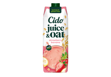 Braškių ir bananų skonio avižų gėrimas CIDO, 1 l