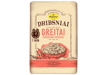 Greitai par. avižiniai dribsniai MALSENA, 750 g