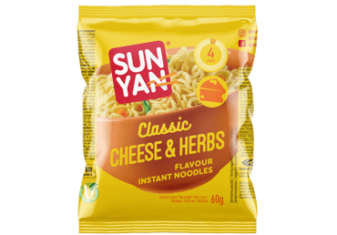 Greitai paruošiami makaronai SUN YAN, sūrio skonio, 60 g