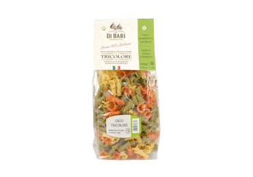Макароны DI BARI GIGLI TRICOLORE, 500 г