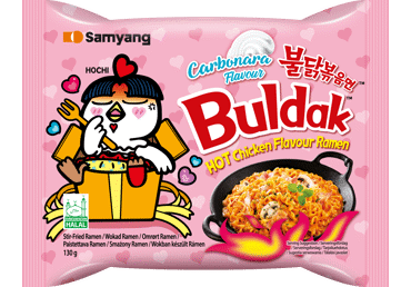 Greitai paruošiami aštrūs ramenai SAM YANG CARBONARA, 130 g