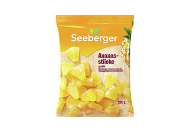 Džiovinti ananasai SEEBERGER, 200 g