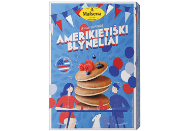 Miltinis amerikietiškų blynų mišinys MALSENA, 300 g
