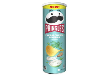 Хрустящий снек PRINGLES, вкус кремового сыра и трав, 165 г