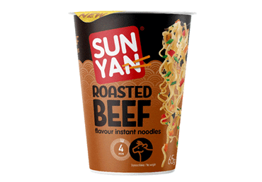 Greitai paruoš. makaronai SUN YAN (kepintos jautienos sk.), 65 g