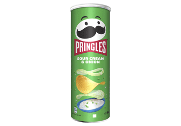 Chips PRINGLES, sour cream and onion flavor, 165 g