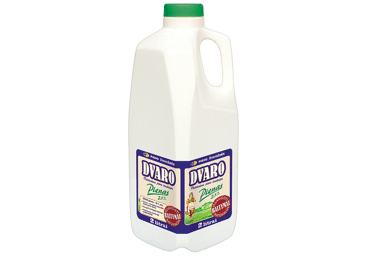 DVARO pienas, 2,5 % rieb., pasterizuotas, 2 l