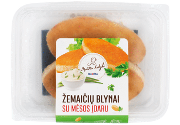 Kepti žemaičių blynai su mėsos įdaru, 0.26 kg