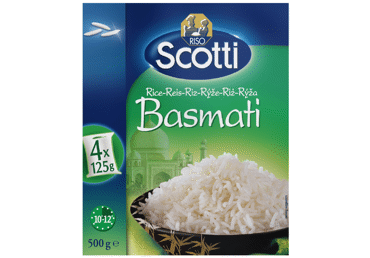 BASMATI ryžiai RISO SCOTTI (4 x 125 g), 500 g