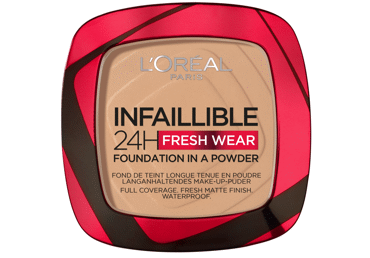 Makiažo pagrindas-kompaktinė pudra L'OREAL INF.24H, Nr.140, 9 g