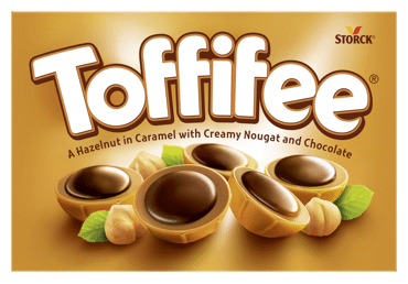 Karameliniai saldainiai TOFFIFEE su lazdynų riešutų kremu, 200 g