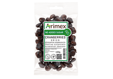 Džiovintos spanguolės ARIMEX, 100 g