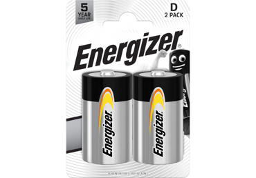 Elementai ENERGIZER Everyday D, 2vnt