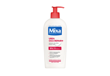 Бальзам для тела Mixa Cica-Repair, 5% мочевины + пантенол, 400 мл