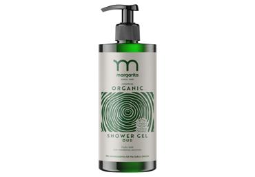 MARGARITA COSMOS ORGANIC shower gel oud wood aroma 400 ml