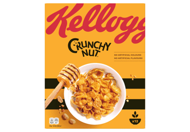 Dribsniai KELLOGG'S CRUNCHY NUT, 375 g