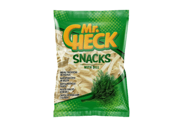 Картофельные чипсы MR. CHECK с укропом, 50 г
